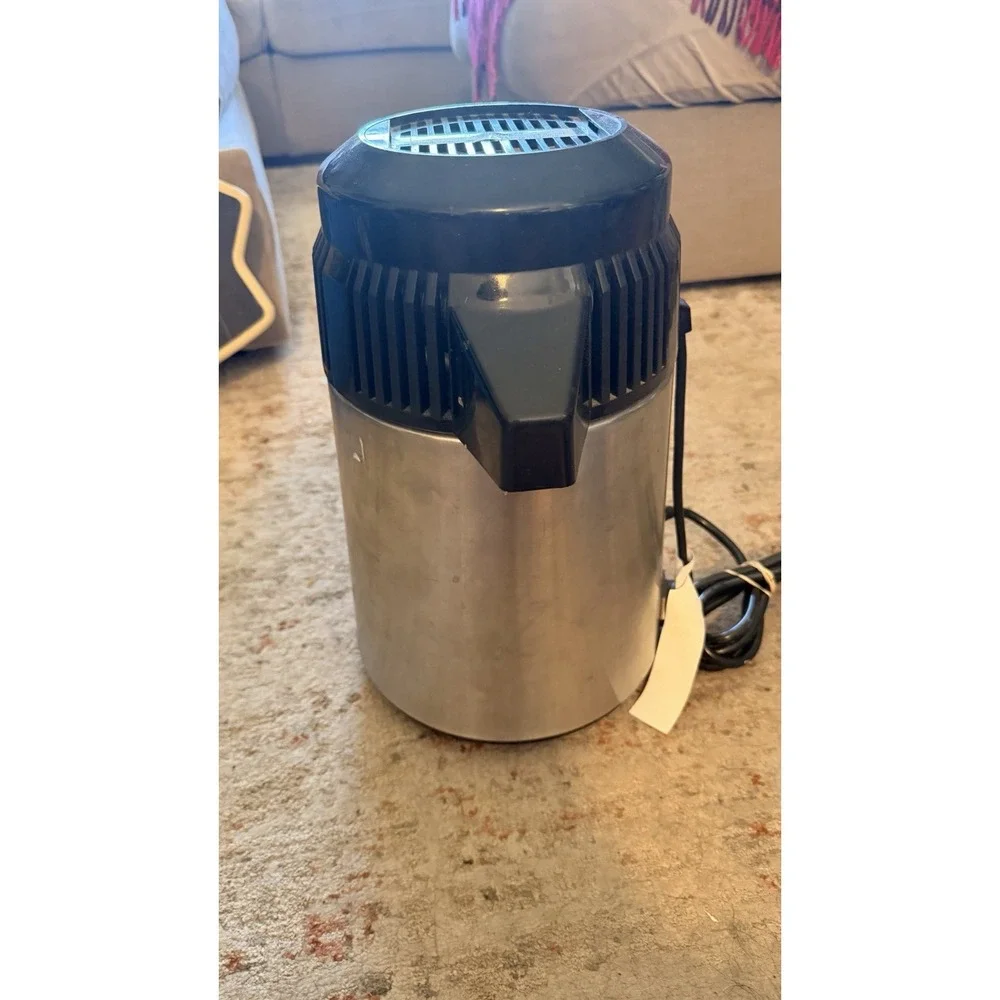 MegaHome MH943S Counter Top Water Distiller Black & Stainless No Pitcher - Used